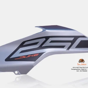 Duke 250 BS 4 Tank Cover Gray RH Side